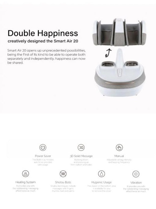 Air 20 Knee & Foot Massager