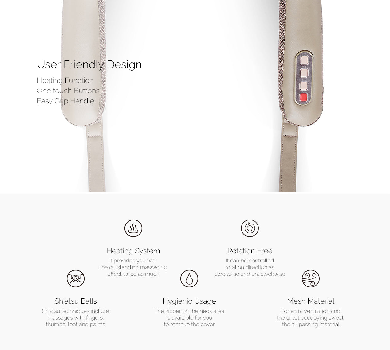 Smart Robot U Neck Massager